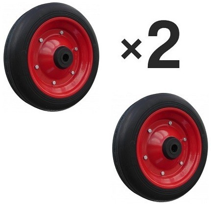 2× Vollgummiräder 300mm
