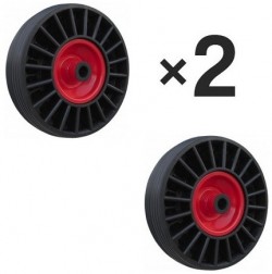 2× Vollgummiräder 260mm
