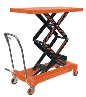 Nožnicový pojazdový zdvíhací stôl SPF800s • MANUÁLNY