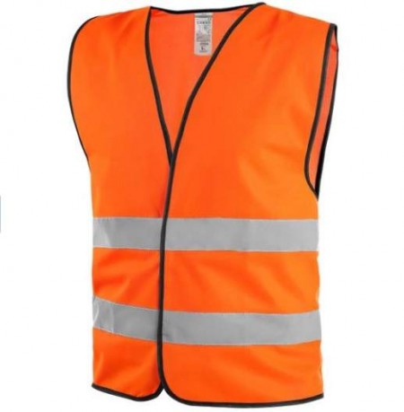 Oranžová výstražná vesta - XL