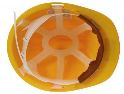 Ochranná pracovná prilba, žltá