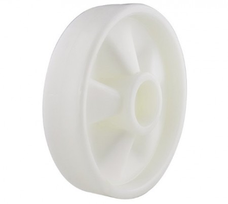 2× Nylonowe koło sterujące 200×50 mm + 4× Łożysko • do wózka paletowego