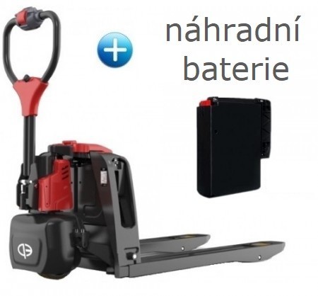 Elektrický paletový vozík CBD-15-F4p + Náhradní baterie