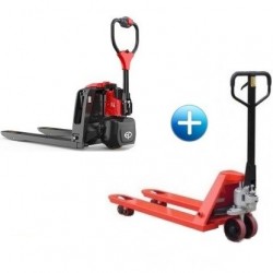 Elektrický paletový vozík CBD-15-F4p + Zesílený paleťák BF-ARv