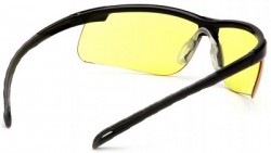 Žluté ochranné brýle s anti-scratch a anti-fog úpravou, UV filtr