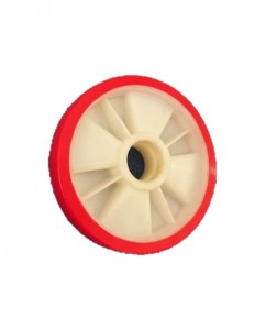 Kolo řiditelné 200mm - pro paletový vozík, polyuretan/nylon, bez ložisek