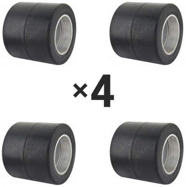 4x 80x70 mm gumi kerék • raklapkocsikhoz