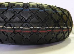 2x BAN260mm 04B professzionális felfújható kerék•malomkocsikhoz