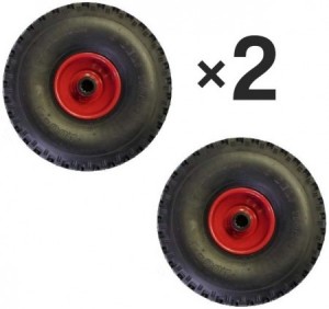 2x BAN 300mm felfújható, belső nélküli kerék • malomkocsikhoz