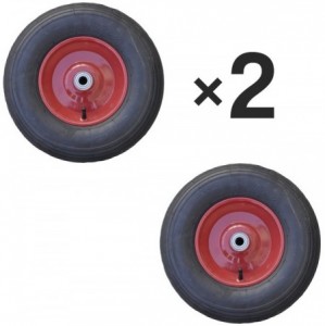 2x BAN300mm 04B professzionális felfújható kerék•malomkocsikhoz