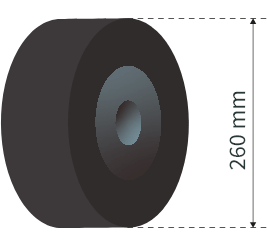 260 mm